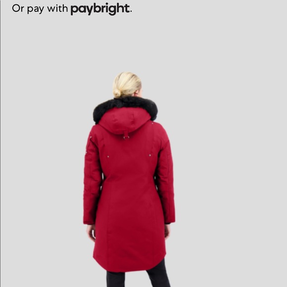 MOOSE KNUCKLE DEEP RED STIRLING PARKA (used twice) - Picture 3 of 8